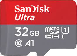 SanDisk 32GB Ultra microSDHC UHS-I Card A1 Class 10 120MB/s - SDSQUA4-032G-GN6MN