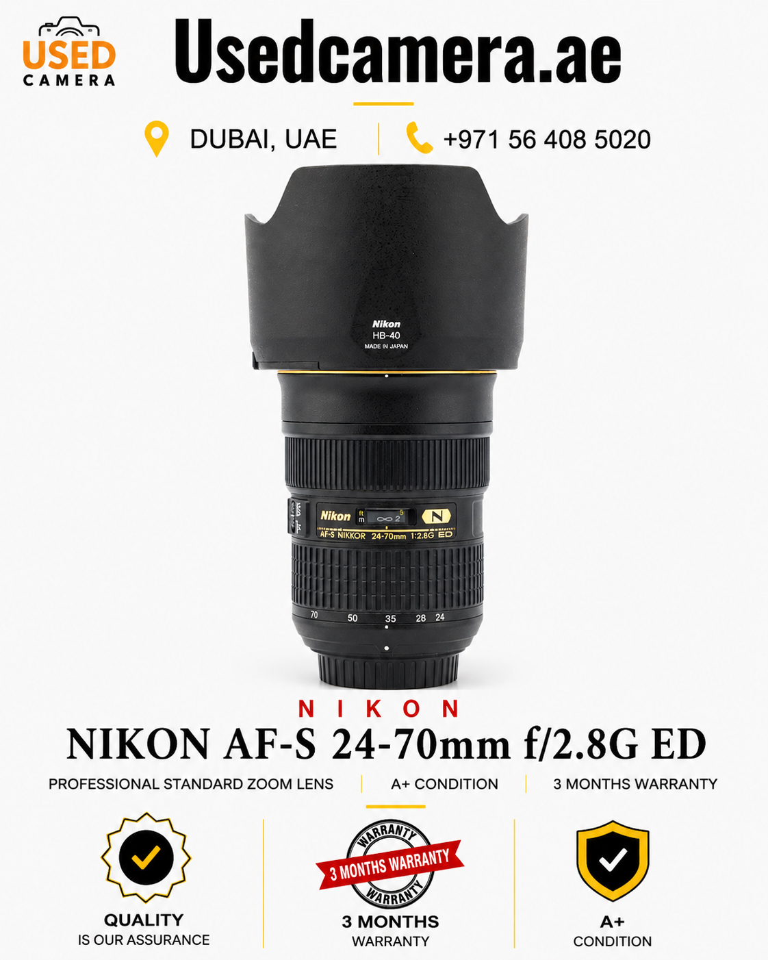 Nikon AF-S NIKKOR 24-70MM F/2.8G ED