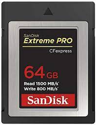 Sandisk 64Gb Extreme Pro Cfexpress Card Type B - Sdcfe-064G-Gn4Nn